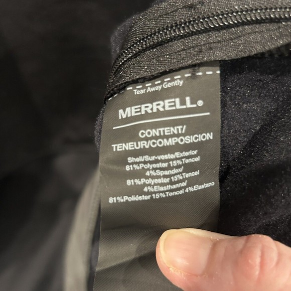 Merrell Women’s Size XS Timber Pullover Tunic Black High TurtleNeck Sweatshirt - Picture 6 of 7